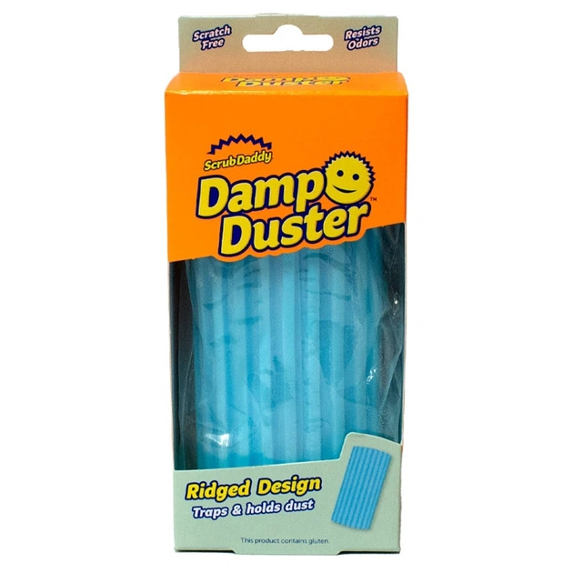 Губка для прибирання Scrub Daddy Damp Duster Для пилу Блакитна (5060481022750/5060481023771) - picture 1