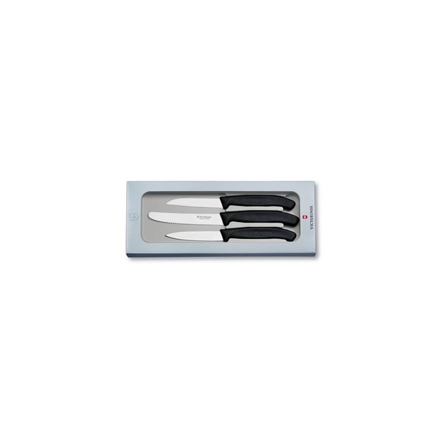 Набор ножей Victorinox SwissClassic Paring Set 3 шт Black (6.7113.3G) - изображение 1