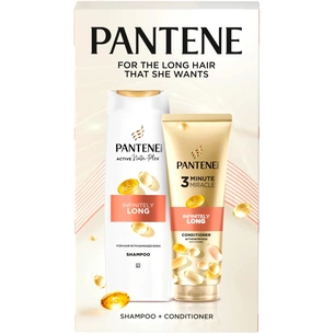 Набір косметики Pantene Pro-V Нескінченно довге Шампунь 400 мл + Бальзам-ополіскувач 220 мл (8006530042406) picture 1