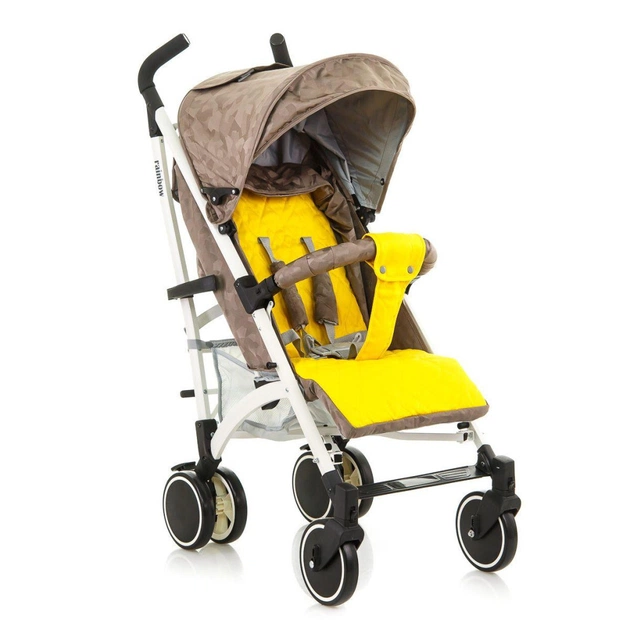 Коляска BabyHit Rainbow D200 Beige Yellow (30 357) - изображение 1