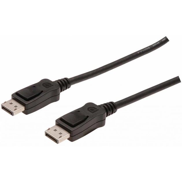 Кабель мультимедійний DisplayPort M to DisplayPort M 1.0m Assmann (AK-340103-010-S) - зображення 1