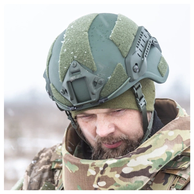 Шолом військовий Ukrainian Armor MICH Буйтур 1.0, розмір L, зелений (MICHLRG) - зображення 5