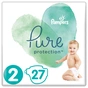Підгузки Pampers Pure Protection Розмір 2 Mini 4-8 кг 27 шт. (8001841023205) - зменшене зображення 1
