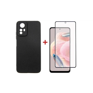 Чохол до мобільного телефона Dengos Kit for Xiaomi Redmi Note 12s case + glass (Black) (DG-KM-45) зображення 1