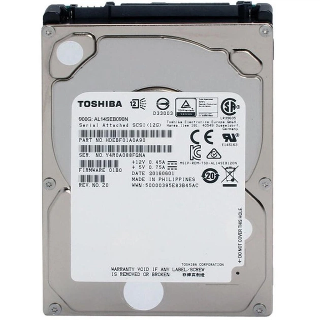 Жорсткий диск для сервера 900GB Toshiba (AL14SEB090N) - изображение 1