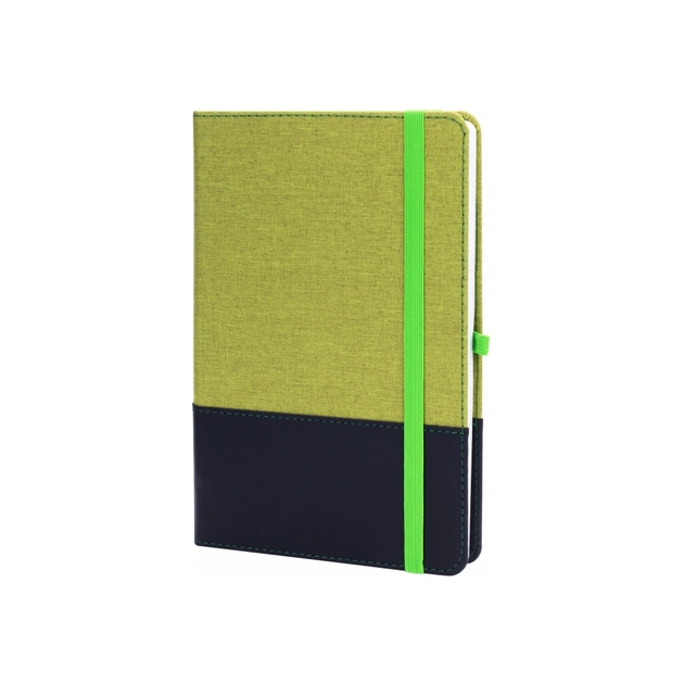 Книга записна Optima А5 COMBI-12, тверда обкладинка, гумка,лінія (O20125-12) - зображення 1