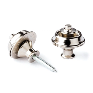 Стреплок для ременя Jim Dunlop Straplok Strap Retainers Dual Design - Nickel (SLS1031N) зображення 1