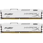 Модуль пам'яті для комп'ютера DDR4 32GB (2x16GB) 2400 MHz HyperX Fury White Kingston Fury (ex.HyperX) (HX424C15FWK2/32) - зменшене зображення 1