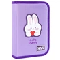 Пенал Yes твердий одинарний з двома клапанами Cute Bunny HP-04 (533740) - уменьшенное изображение 2