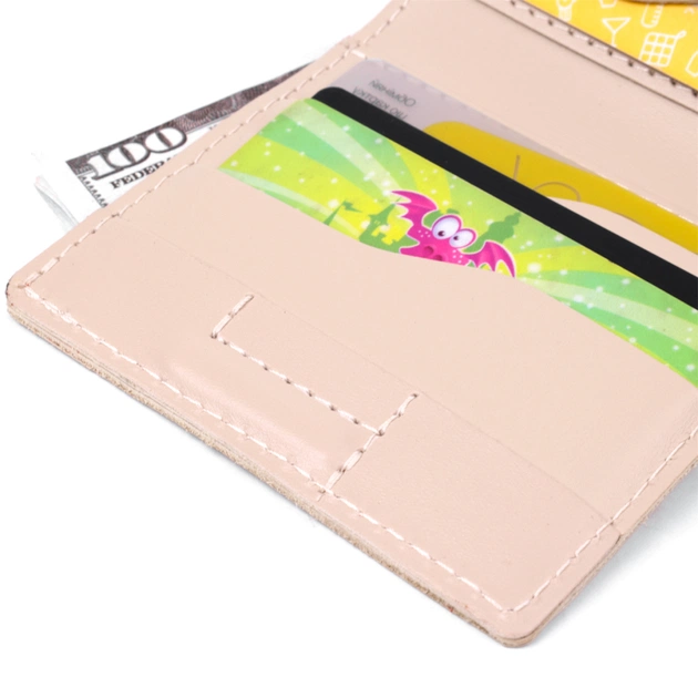 Портмоне Grande Pelle З монетницею Бежеве (11369) - зображення 6