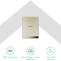 Накопичувач зовнішній SSD USB 512GB Apacer AS724 Cream (AP512GAS724C-1) - зменшене зображення 2