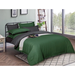 Постільна білизна MirSon Satin Stripe 30-0017+ 30-0012Galatee 160х220 Сімейний (2200005262320) зображення 1