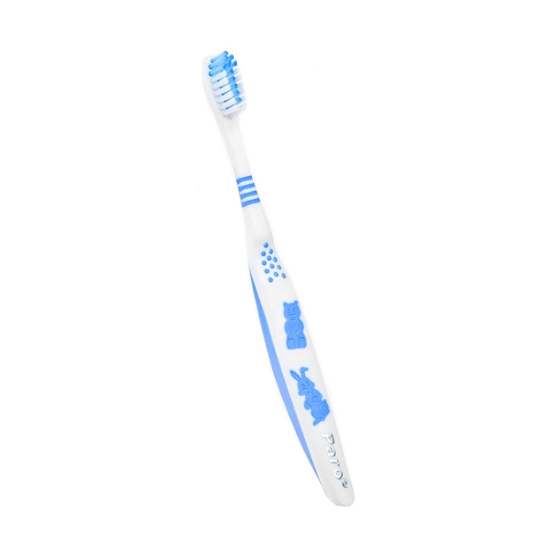 Дитяча зубна щітка Paro Swiss junior м'яка Блакитна (7610458007426-blue) - изображение 1