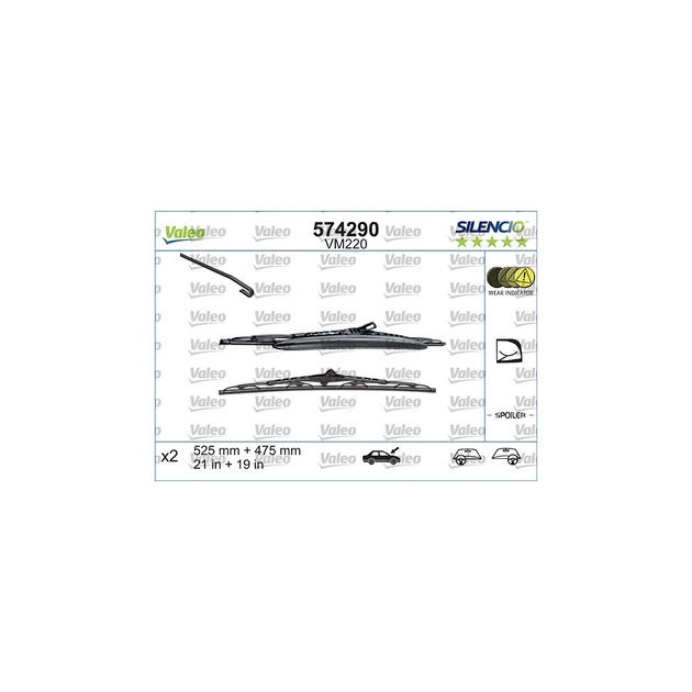 Щітка склоочисника Valeo 574290 - зображення 1