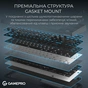 Клавіатура GamePro Asgard Ragnar Wireless/Bluetooth/USB UA Black (MK285BK) - зменшене зображення 9