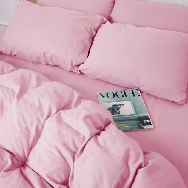 Постельное белье MirSon 008 Pink Фланель 220х240 King Size (2200009651151) - изображение 11