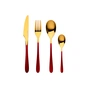 Набір столових приборів Bergner Lisboa red 16 предметів (BG-45148-RD) - зменшене зображення 1