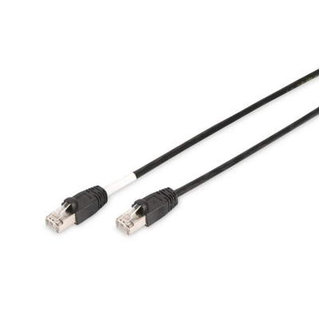 Патч-корд 10м, CAT 6 S-FTP, AWG 27/7, FRPE, outdoor Digitus (DK-1644-100/BL-OD) - зображення 1