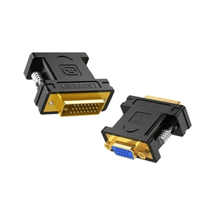 Перехідник DVI 24+5 M to VGA F black Ugreen (20122) зображення 1