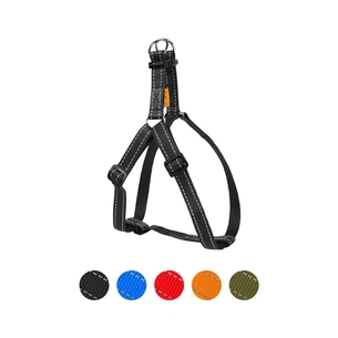 Шлея для собак Dog Extreme з нейлону регульована Ш 25 мм В:60-90 см чорна (06681) зображення 1