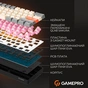 Клавіатура GamePro MK130 V2 Infinity QLAB Sakura Linear RGB USB UA Black (MK130-V2-B-QS) - зменшене зображення 10