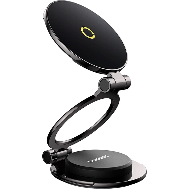 Універсальний автотримач Baseus MagPro Series II Magnetic Car Mount Stick-on Version Cosmic Black (C40172900121-00) - picture 3