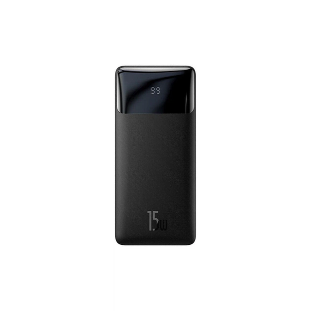 Батарея універсальна Baseus Bipow 10000mAh, 15W, USB-C/3A, 2*USB-A/3A(max.), black (PPDML-I01) - зображення 1