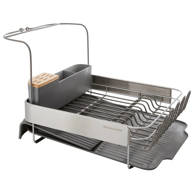 Сушарка для посуду KitchenAid Sinkware 61,5 x 38,5 x 37,5 см сірий (KEG896BXCGA) - picture 1