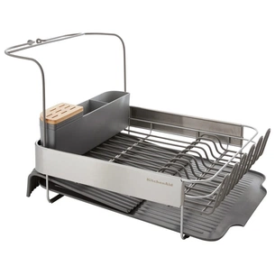 Сушарка для посуду KitchenAid Sinkware 61,5 x 38,5 x 37,5 см сірий (KEG896BXCGA) зображення 1