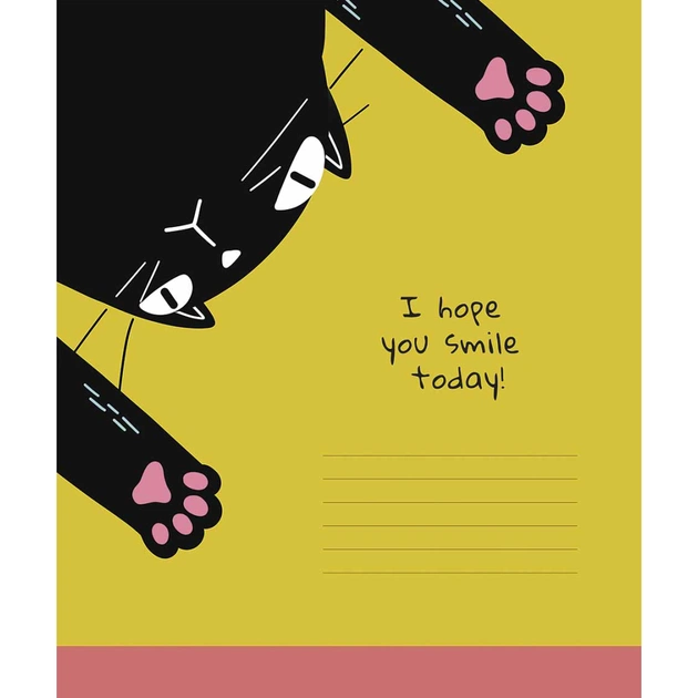 Тетрадь Школярик Genius Cat's life 12 листов клетка (012-3582K) - изображение 1