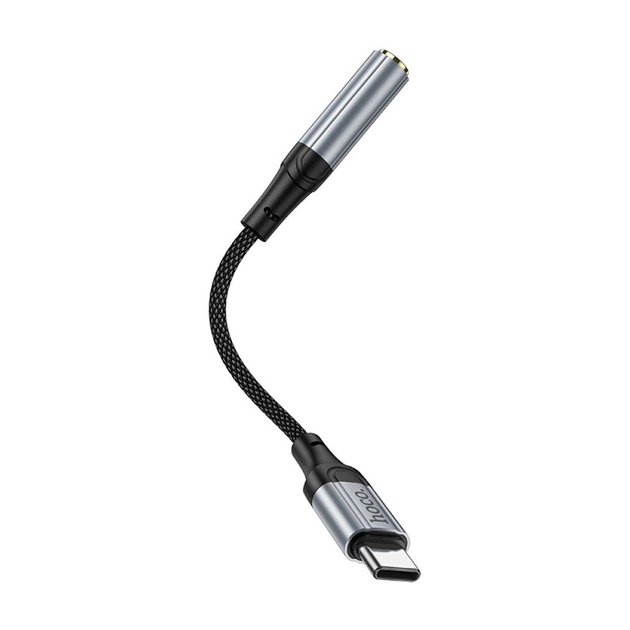 Перехідник USB-C to 3.5mm F 0.12m Black HOCO (6942007608886) - зображення 4