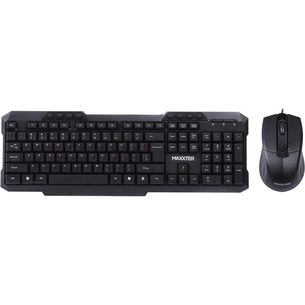 Комплект Maxxter KMS-CM-02-UA USB Black (KMS-CM-02-UA) зображення 1