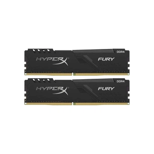 Модуль пам'яті для комп'ютера DDR4 64GB (2x32GB) 2666 MHz HyperX Fury Black Kingston Fury (ex.HyperX) (HX426C16FB3K2/64) зображення 1