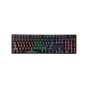 Клавіатура Xtrike ME GK-980 6 colors-LED Mechanical Red Switch USB Black (GK-980) зображення 1