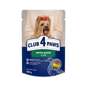 Вологий корм для собак Club 4 Paws Premium для мініатюрних та малих порід з качкою в желе 100 г (4820269143265) зображення 1