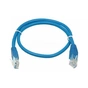 Патч-корд 1м, UTP, cat.5e, CU, 24AWG, blue Kingda (KD-PAUT3100BU) - уменьшенное изображение 1