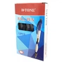 Ручка гелева H-Tone автоматична 0,5 мм, синя, уп. 12 шт. (PEN-HT-JJ20218A-BL) - зменшене зображення 2
