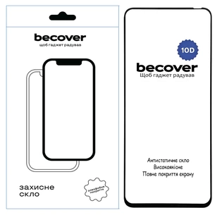 Скло захисне BeCover Tecno Spark 30C 4G/5G 10D Black (712725) зображення 1