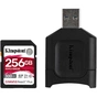 Карта пам'яті Kingston 256GB SDXC class 10 UHS-I U3 React Plus + USB-кардридер (MLPR2/256GB) - зменшене зображення 1