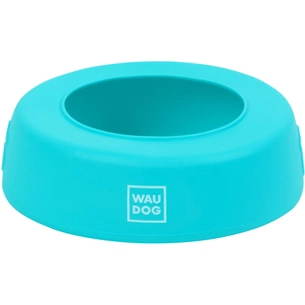 Посуд для собак WAUDOG Silicone Миска-непроливайка 1 л блакитна (50792) зображення 1