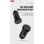 Зарядний пристрій XO 1xUSB QC3.0 + 1xUSB-C PD18W black (CC33-BK) - зменшене зображення 5
