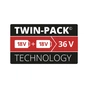 Акумулятор до електроінструменту Einhell 18V PXC Twinpack, 18V, 5.2Ah, 2 шт (4511526) - зменшене зображення 6