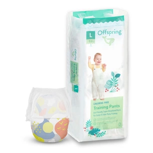 Підгузки Offspring Skye Розмір L 9-14 кг 36 шт (DP-OI-FAP-L36P-SKY) зображення 1