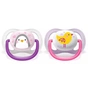 Пустушка Philips AVENT Ultra Air Animal для дівчат, 0-6 міс (SCF080/06) - зменшене зображення 1