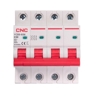 Автоматичний вимикач CNC YCB9-80M 4P C50 6ka (NV821648) зображення 1