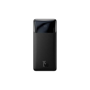 Батарея універсальна Baseus Bipow 10000mAh, 15W, USB-C/3A, 2*USB-A/3A(max.), black (PPDML-I01) зображення 1