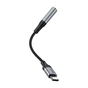 Перехідник USB-C to 3.5mm F 0.12m Black HOCO (6942007608886) - зменшене зображення 4