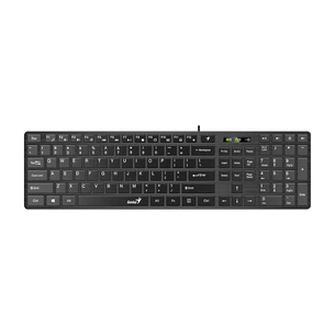Клавіатура Genius SlimStar 126 USB Black Ukr (31310017407) зображення 1