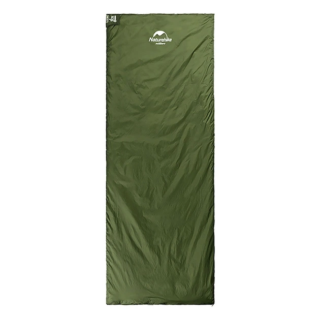 Спальний мішок Naturehike надлегкий LW180 NH21MSD04 правий (15°C) p-p M темно-зелений (6927595786949-R) - зображення 1