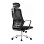 Офісне крісло GT Racer B-717A Black - зменшене зображення 3